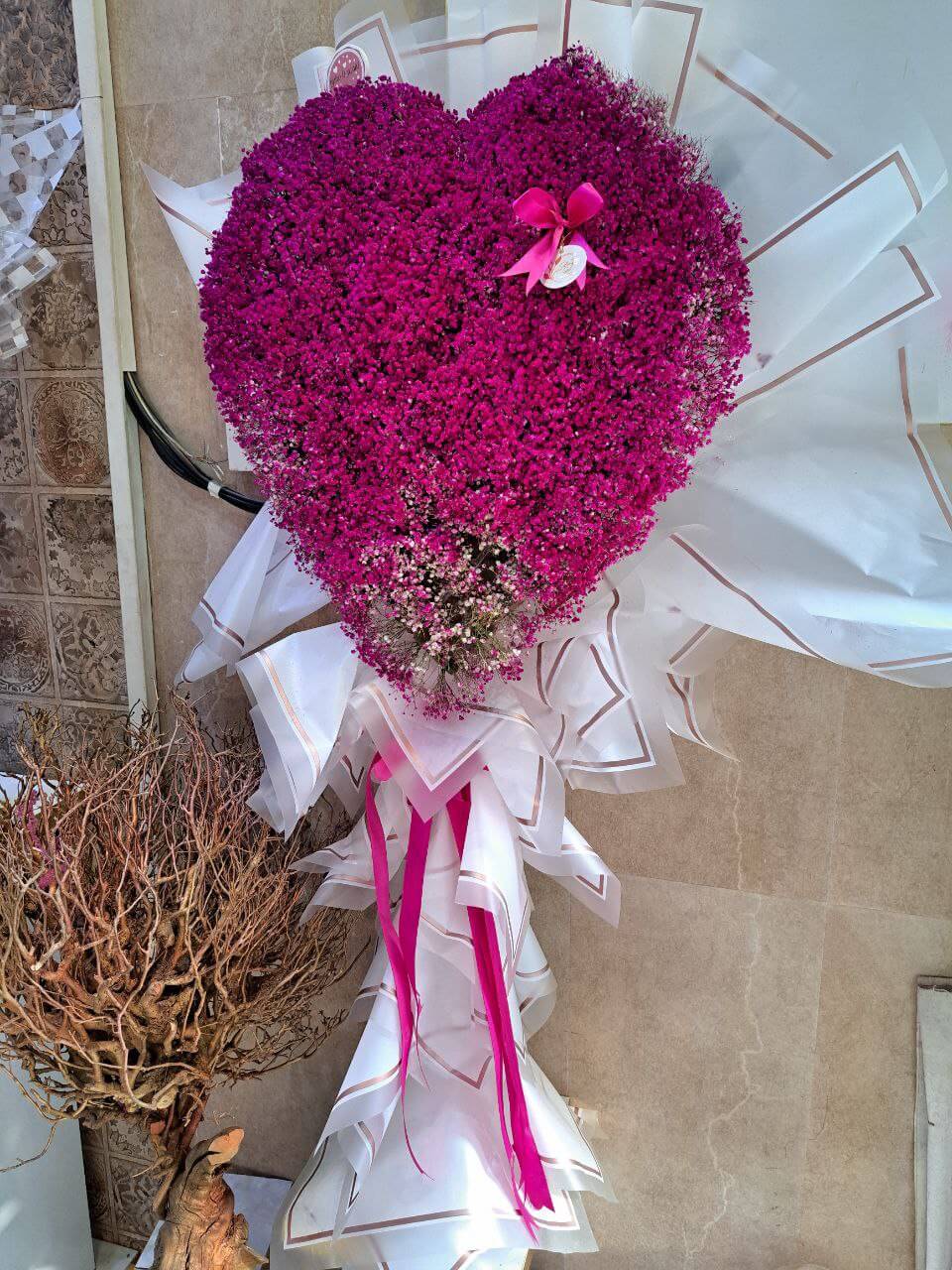 سفارش دسته گل ژیپسوفیلیا در تهران +  +